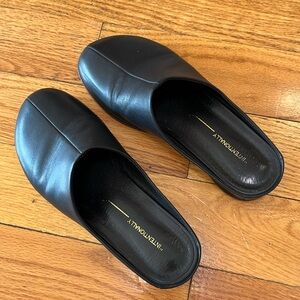 Intentionally Blank Mule Slip Ons